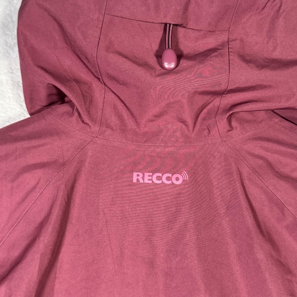 Patagonia Gore Tex Jacket Womens Large Purple Hooded Ski Shell Powder Bowl RECCO - Picture 11 of 12